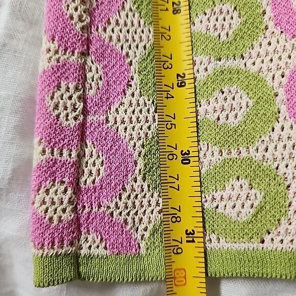 HOUSE OF HARLOW 1960 Patterned Knit Crochet Pants Boho Retro Flare Leg Size XS - Picture 6 of 6